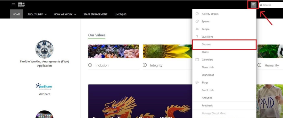 weCollaborate learning resources > How to Download Greening the Blue Certificate > worddavd9cb717b696917429f3b12fc840db4e7.png