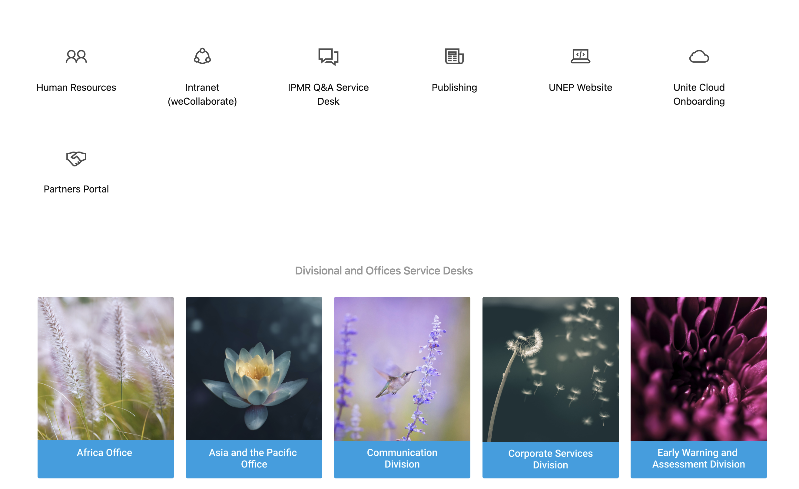 weCollaborate learning resources > Using the UNEP Service Desk (weWork and weHelp) > image-2023-12-2_22-32-43.png
